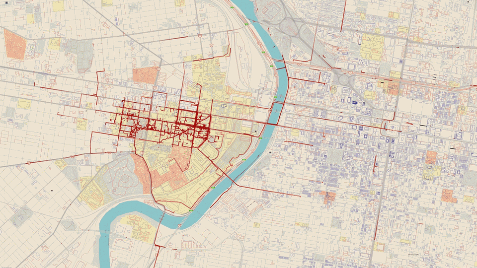 Location Lapse visualization